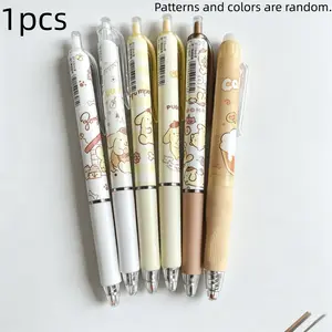 1pcs Sanrio Pudding Dog Limited Edition Neutral Pen, Smooth Writing, No Ink Bleed, Ideal for Students, Random Design, High Aesthetic Appeal