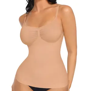 FeelinGirl Tummy Control Cami Tanks Seamless Camisole Tops Womenswear Spaghetti Strap Live Only Basic Comfort Sleeveless FeelinGirl Tummy Control Cami Tanks Seamless Camisole Tops Womenswear Spaghetti Strap Live Only Basic Comfort Sleeveless