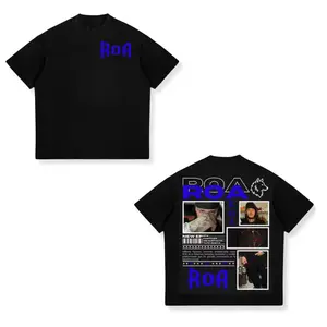 Rapper Roa New Album 2026 Tour Print T Shirt Men Women Hip-hop T Shirt Short-sleeved Loose Casual Cotton T Shirts Fan Gifts