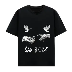 Regional Music Vibes Tee – Sad Boyz Graphic Concert-Inspired Shirt unisex Retro T-Shirt for Men Crew Neck