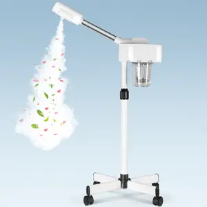 Segawe Professional Facial Steamer On Wheels Ionic Ozone with Hot Mist Function Facial Steamer for Personal Home Salon Spa Skin Cleaning