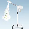 Segawe Professional Ionic Ozone Facial Steamer - Stainless Steel Nozzle, Gentle, Height-Adjustable Stand, 4-Legged Wheeled Base, Deep Hydration, Acne Blackhead Removal, ABS Facial Care Tools for Home Salon Selfcare