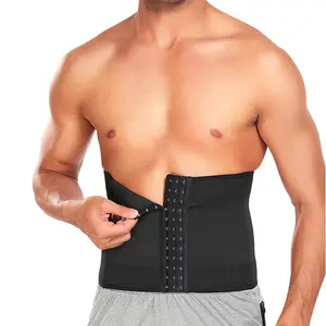Men Waist Trainer Compression Tummy Control Girdle Breathable Belt Shapewear Bace Support Body Shaper Abdomen Trimmer