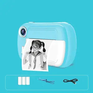 Kids' Instant Print Camera with SD Card - Electronic Photography Camera for Children