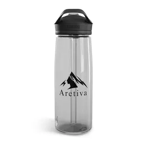 CamelBak Eddy Water Bottle with Aretiva Mountain Logo — 20/25oz Durable Sports Bottle