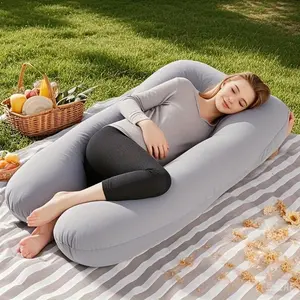 1PC U-shaped multi-functional inflatable pillow | Comfortable plush surface | Stable body support | Help sleep and decompress | Suitable for all seasons