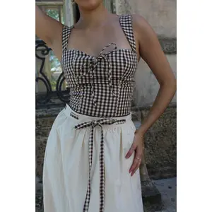 Savannah Gingham Corset
