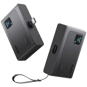 DealsForYouDays llano S9 USB-C Wireless HDMI Transmitter and Receiver, 100M/328FT, 4K Decode 1080P@60Hz Full HD Output, Plug&Play 5.8G+2.4G and Audio for Phone/Tablet/Laptop/PC to Monitor/Projector/TV Box (Grey)