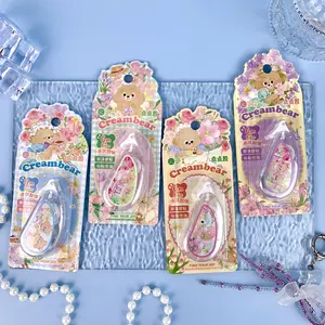 4 Pack Double-Sided Adhesive Dots Roller Strong No-Mess Glue Dots 0.315 Inch x 19.69ft for Crafting Scrapbooking Gift Wrapping Photo Tape Repositionable Permanent Adhesive Card Making Supplies