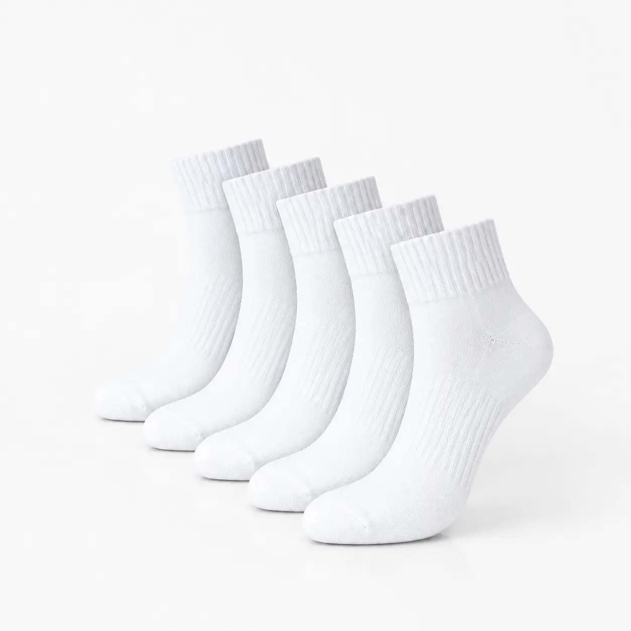 5 Pairs Womens Ankle Socks Cushioned Athletic Socks Moisture Wicking Breathable Arch Support Seamless Sports Socks for Running Walking Workout Everyday Wear