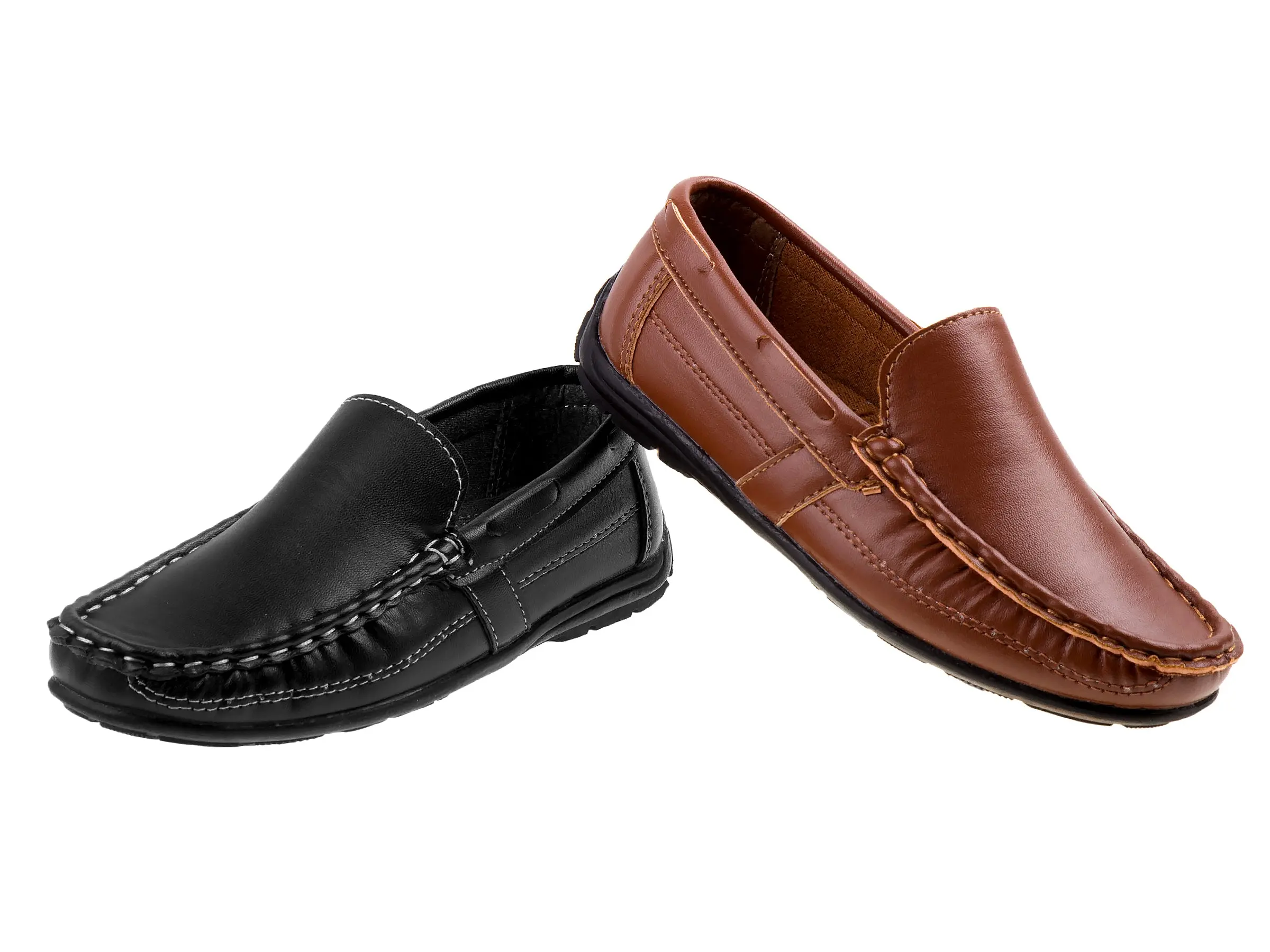 Josmo Boys' Slip-On Boat Shoes Classic Casual Driving Loafers (Little Kid / Big Kid)