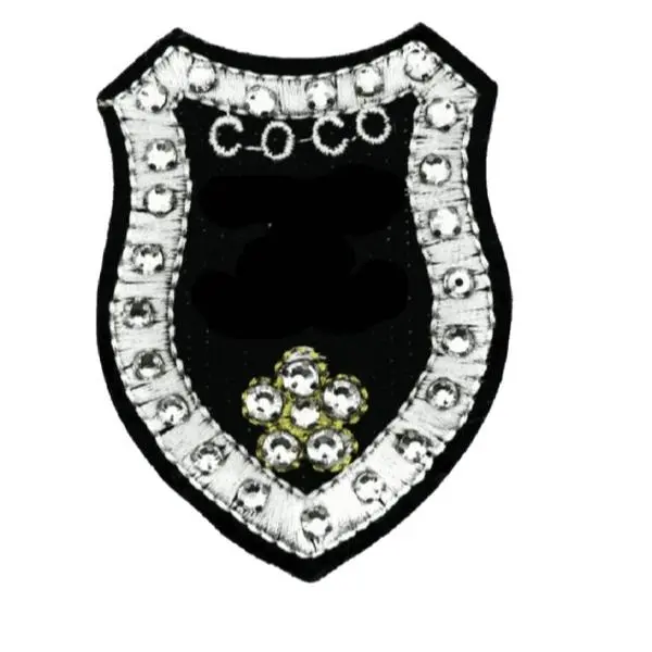 Coco beaded Rhinestone Patch, Iron-On Embroidery Accessory for Sewing & Fabric Projects