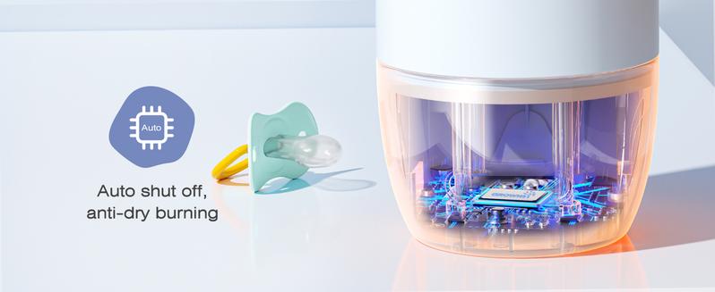 Grownsy Portable Bottle Warmer, Fast Baby Bottle Warmer On The Go, Cordless Travel Milk Warmer for Breastmilk/Formula, with Precise Temperature Control, Memory Function