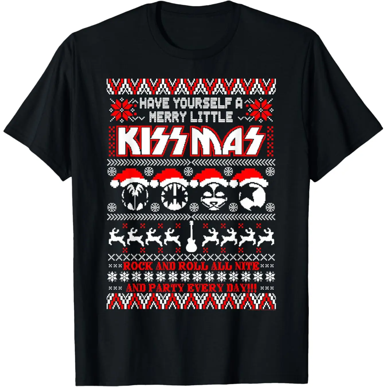 KISS - Merry Little KISSmas T-Shirt Sweatshirt TOP