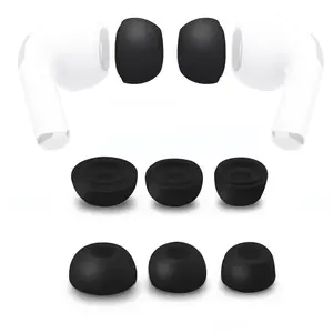 3 Pairs Memory Foam Ear Tips for Compatible In-Ear Wireless Earbuds