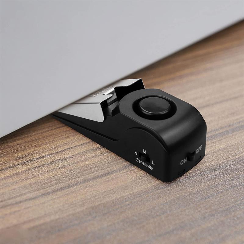 Door Stopper Security Alarm, Battery Required Portable Entrance Alert ...