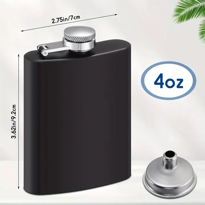 Stainless Steel Hip Flasks Set - Personalize ME Stainless Steel Hip Flasks Set - Personalize ME