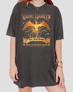 Ridoc Gamlyn Quote Shirt, Ridoc Onyx Storm Shirt, Fourth Wing Merch, Dragon Rider, Bookworm Gift