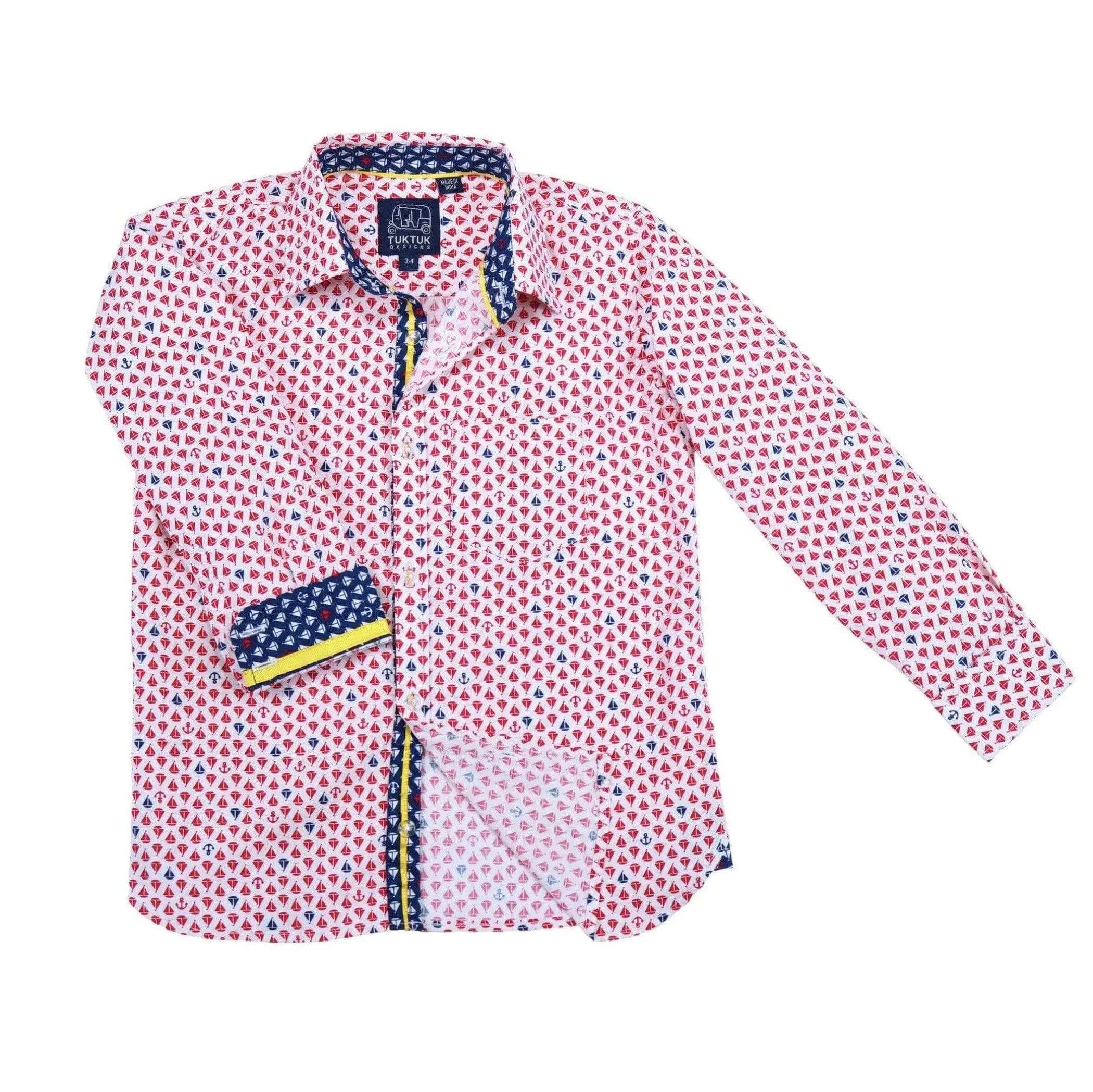 Regatta Sailboats Dress Shirt