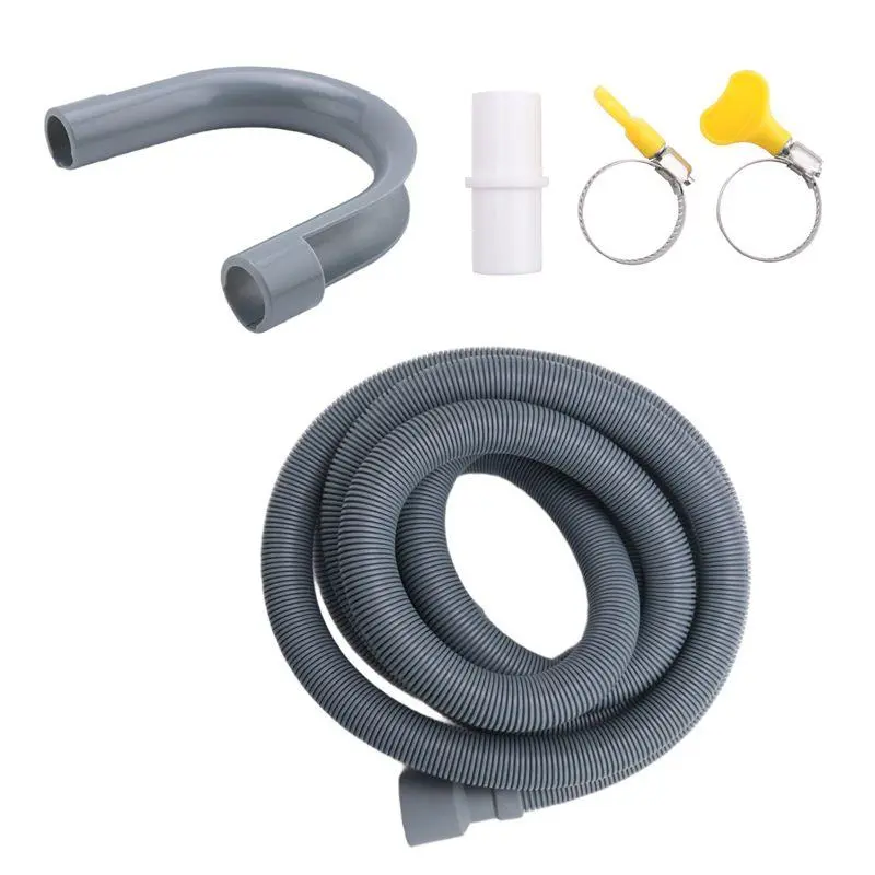 Washing Machine Drain Hose, 10 ft Flexible Dishwasher Drain Hose Extension, Corrugated Washer Discharge Hose