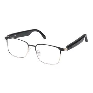 AI smart glasses, featuring AI translation, 164 language support, photochromic lenses, music playback, hands-free calling, and UV and blue light protection.