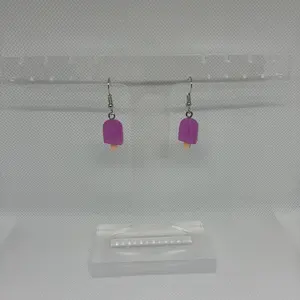 Purple Popsicle Earrings