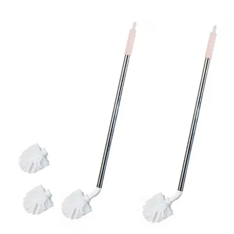 2-Pack 28 in PP + Steel Core 5-Gallon Water Tank Cleaning Brushes - Durable Synthetic Bristles, PVC Striped Rust-Resist Handle, Flexible Compressible Design for 360° Deep Clean, Home Cleaning Supplies (Insert via Gentle Pressure & Slow Push)