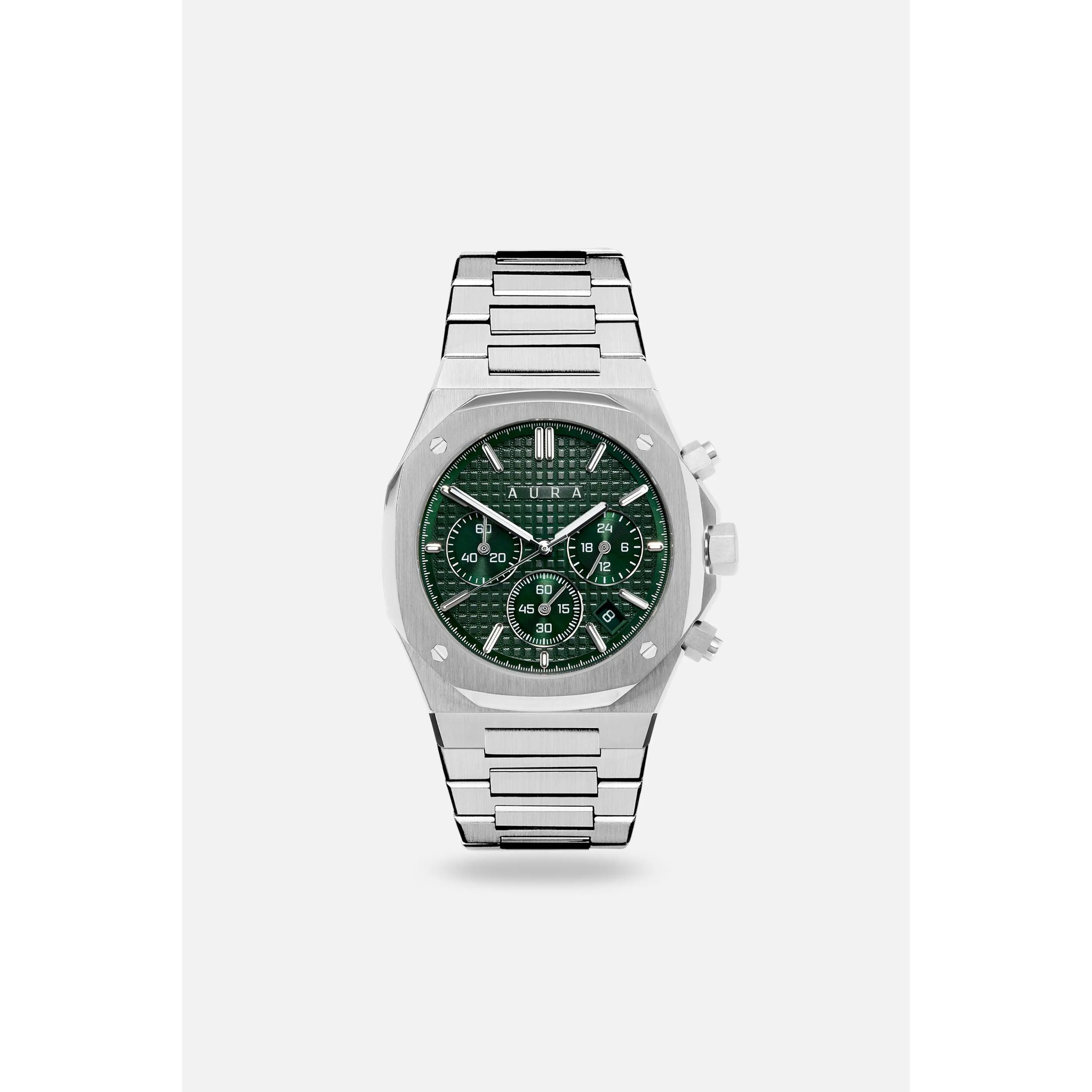 Chronograph 001: Steel/Hunter