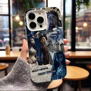 Corpse Bride Luxury shockproof protective case, fashionable accessories, suitable for iPhone 17 16 15 14 13 12 11 Pro Max Plus