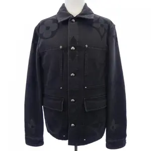 Pre-owned Louis Vuitton Denim Small Leather Goods Monogram Jacket
