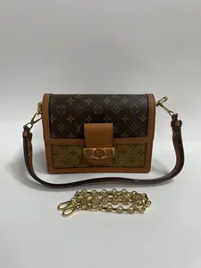 Pre-owned Louis Vuitton vcoated canvas Shoulder Bags Dauphine MM no.1