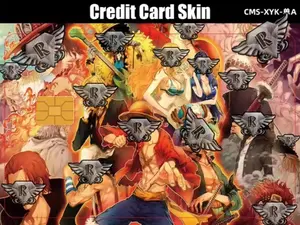 One Piece Team Debit Card Sticker