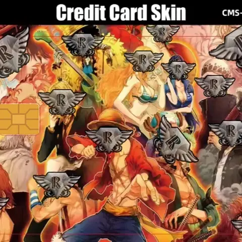 One Piece Team Debit Card Sticker