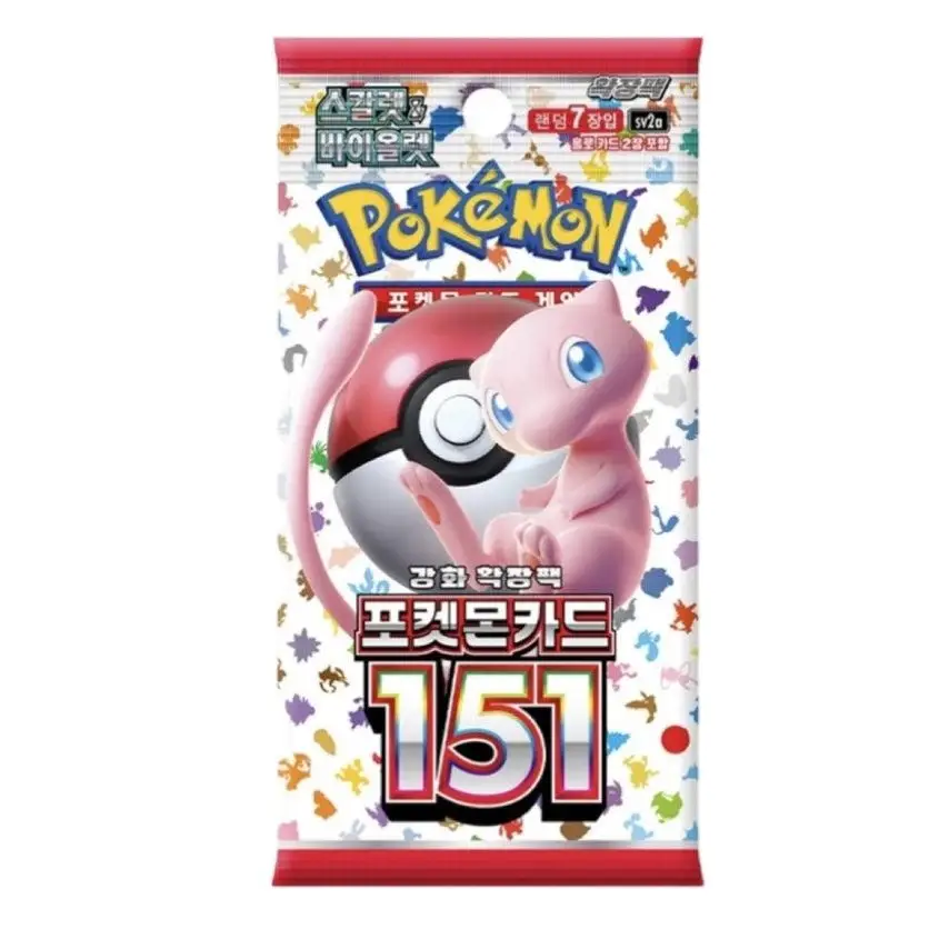 Korean Pokemon 151 Booster Pack Pokemon Trading Card Game