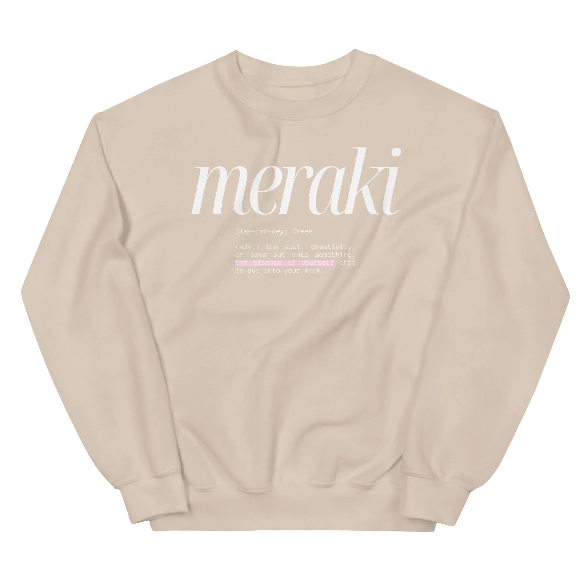 Meraki Crewneck - Beige