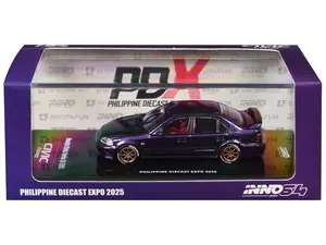 Honda Civic Ferio Si (EK) RHD Midnight Purple Metallic "Philippine Diecast Expo 2025" 1/64 Diecast Model Car by Inno Models