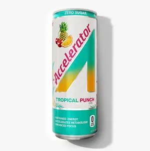 ACCELERATOR TROPICAL PUNCH 12 ct/12 oz ZERO SUGAR ENERGY DRINK