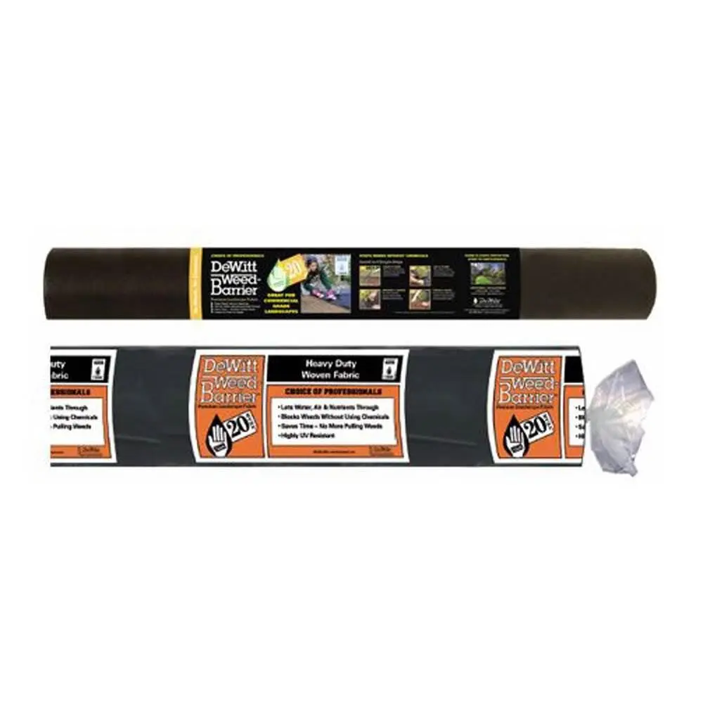 DeWitt 20 Year 4.1-Oz Home & Commercial Landscape Weed Barrier Fabric, 3x100 Ft DeWitt 20 Year 4.1-Oz Home & Commercial Landscape Weed Barrier Fabric, 3x100 Ft