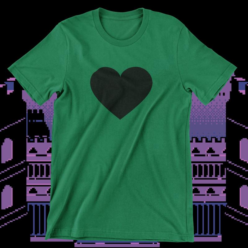 Deltarune Ralsei Green heart  T-Shirt