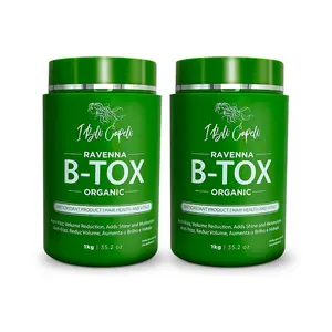 Kit I Belli Capelli Ravenna B-tox Organic Mask Hair Rejuvenation Anti-frizz 2x1kg/2x35.02 oz Haircare Keratin