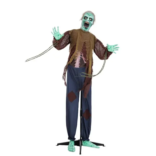 5.5FT Spineless Stanley Animatronic Zombie Decoration - Scream Saver