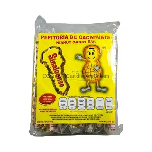 Sinaloense Pepitoria De Cacahuate (20 Count), Peanut Candy Bar, Sweet, Snack, Mexican Candy, Dulces Mexicanos, Viral