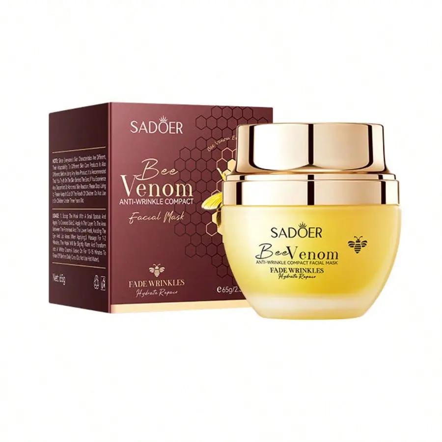 Bee Venom Anti-Wrinkle Compact Facial Mask 65g - Fade Wrinkles Hydrate Repair