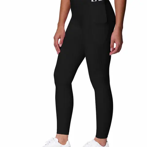 PAVOI Women's High Waisted Leggings - Buttery Soft, High Compression No-Front-Seam Skinny Style with Flexflow Fabric, Side Pockets, Butt-Enhancing Seam Lift, Breathable Gym Tights Clothes for Athleisure Wear & Active Shapewear Sports Use