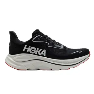 Men's HOKA Clifton 10 Black/Silver (1162030-BKSV)