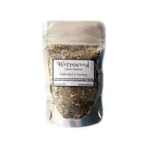 Reiki Charged Wormwood Artemisia Absinthium Wildcrafted in Germany Loose Leaf Dried 0.5 oz bag Small Sample DIY Decor