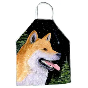 Carolines Treasures  Shiba Inu Apron - 27 x 31 in.