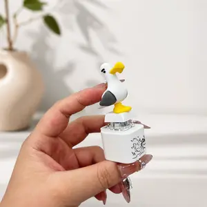 Seagull MINE! Sound Keychain – Real Sound & LED Light, Funny Pressable Key Ring Gift