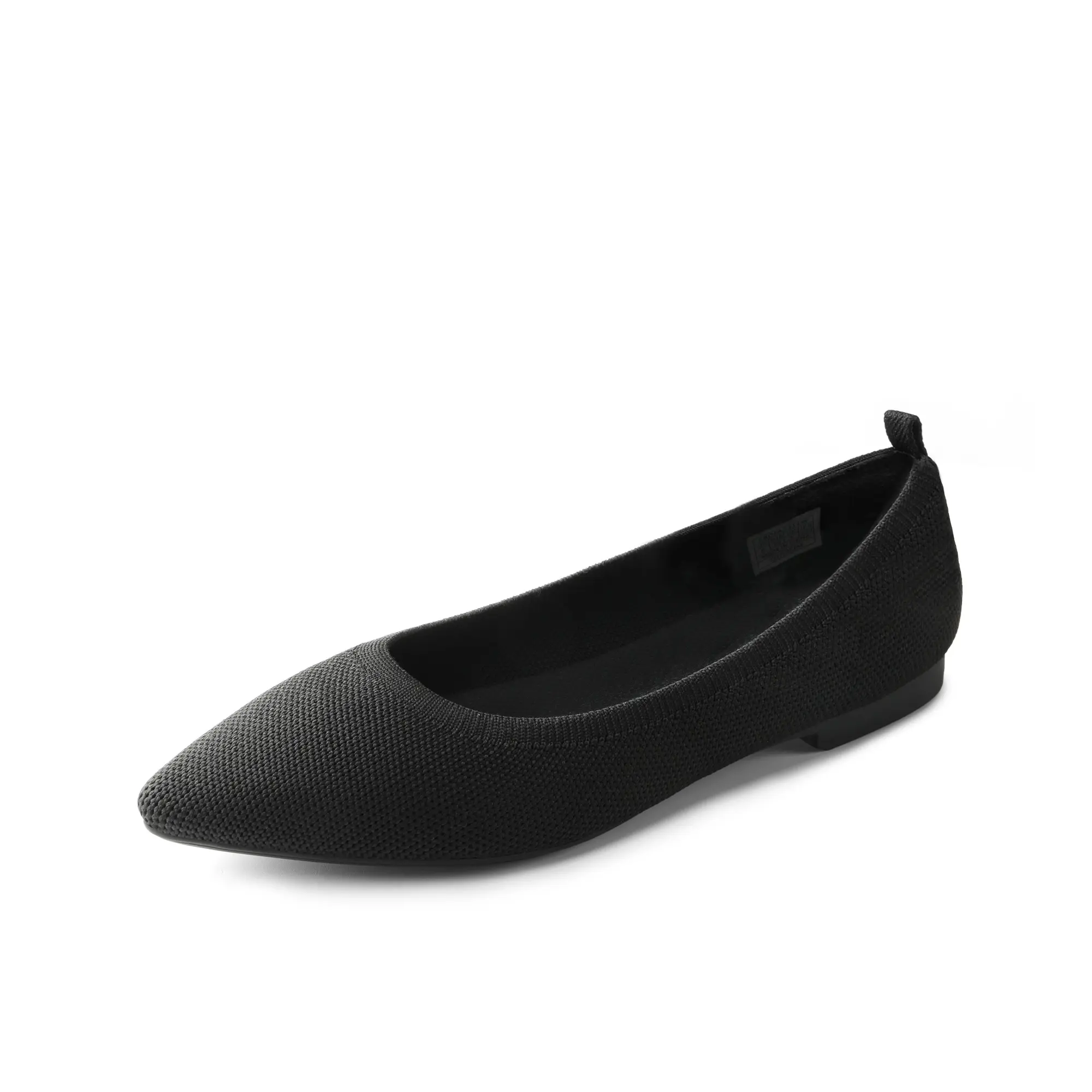 Dream Pairs Women's Knitted Ballerina Flats - Pointed Toe, Washable Slip-Ins, Arch Support, Convertible Ankle Strap, Soft Sole Shoes, Recycled Yarns, Slip Ins Shoes, 3-In-1 Washable Flats, Walking Shoes, Footwear