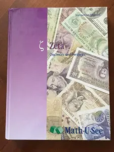 USED Book - Zeta Decimals and Percents Math-U-See by Steven P. Demme (Hardcover) - English